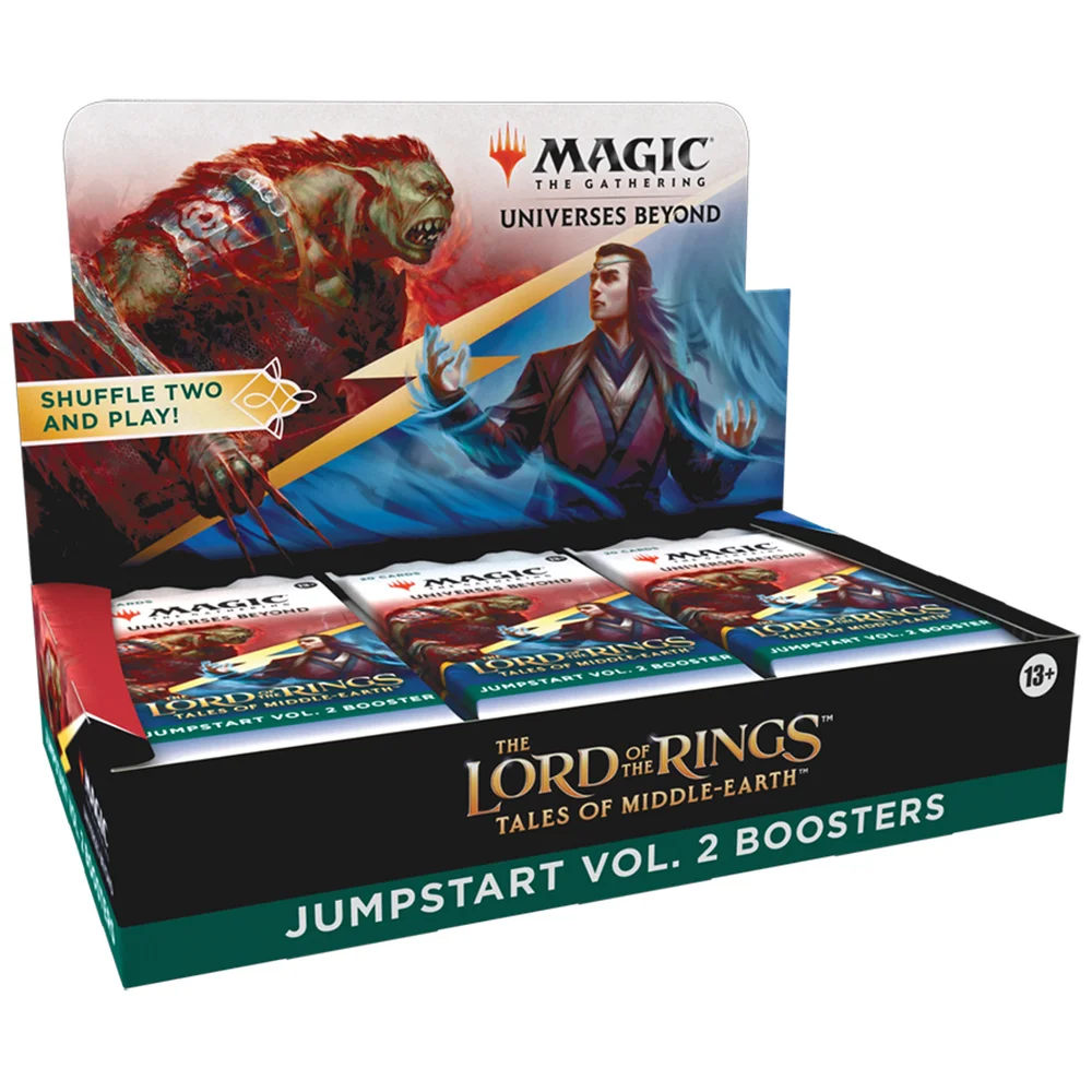 Magic The Gathering TCG: Lord of the Rings Tales of Middle-Earth Holiday Jumpstart Booster CDU (18 Packs) Image 1