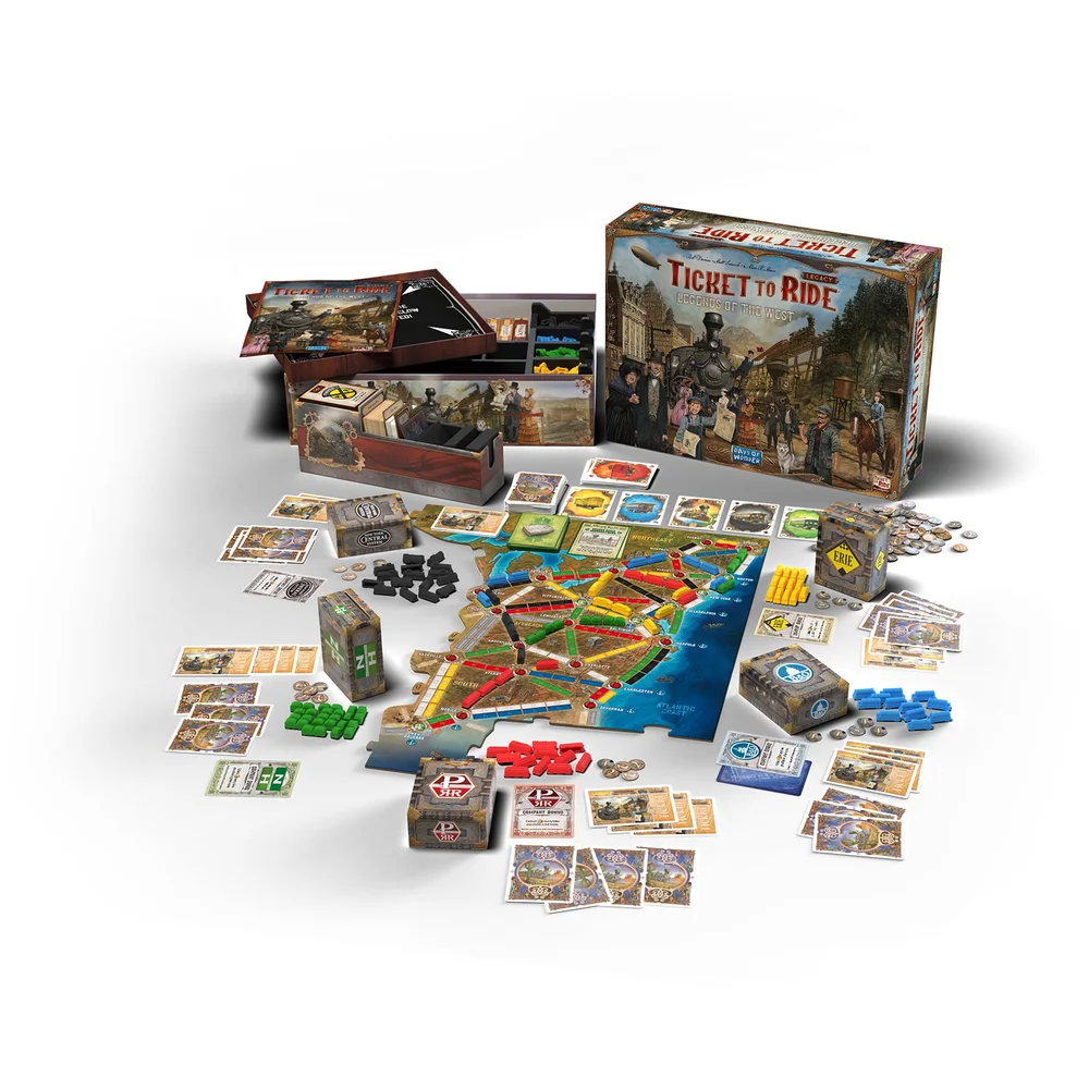 Ticket to Ride Legacy - Legends of the West Board Game Image 1