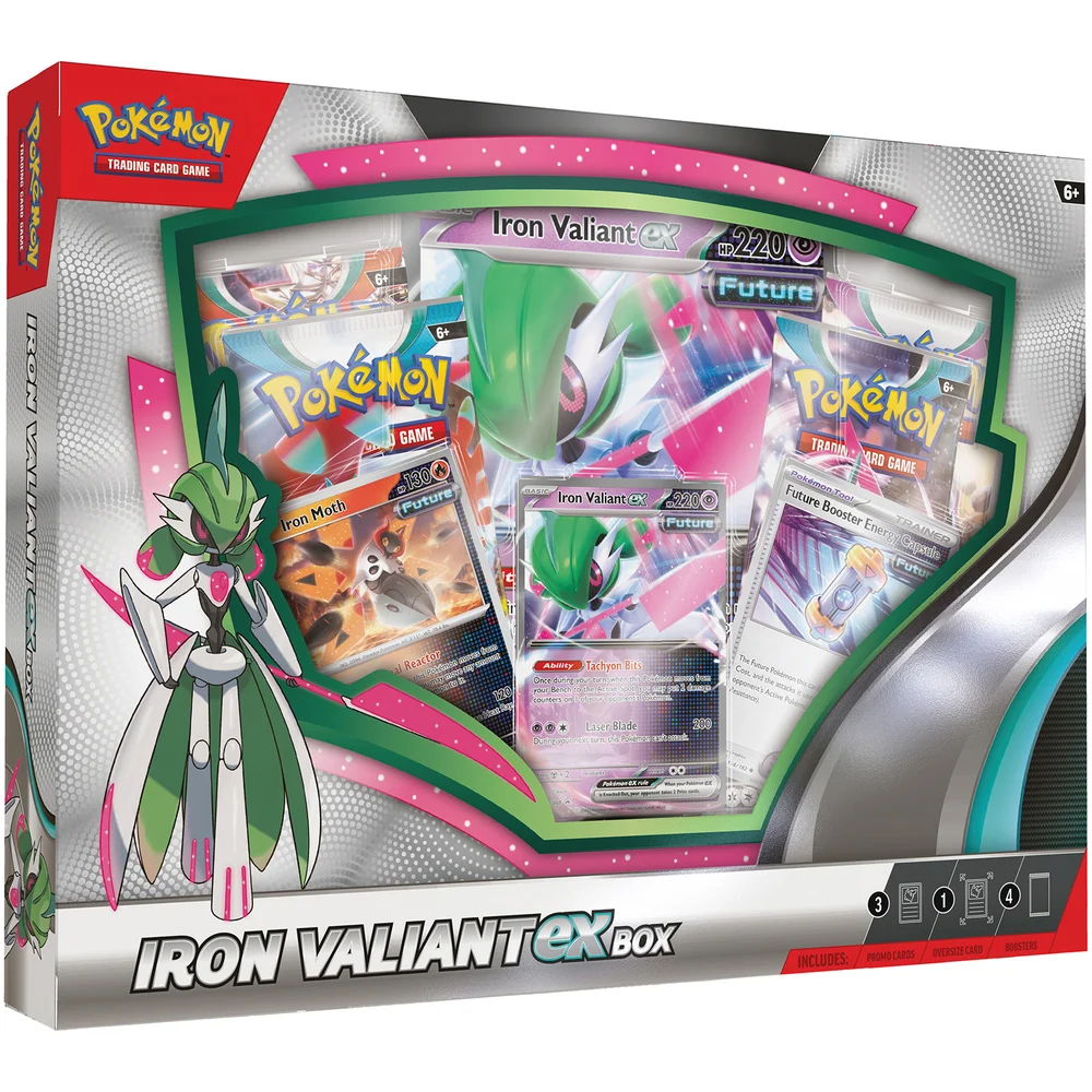 Pokémon TCG: Roaring Moon/Iron Valiant ex Box Image 1