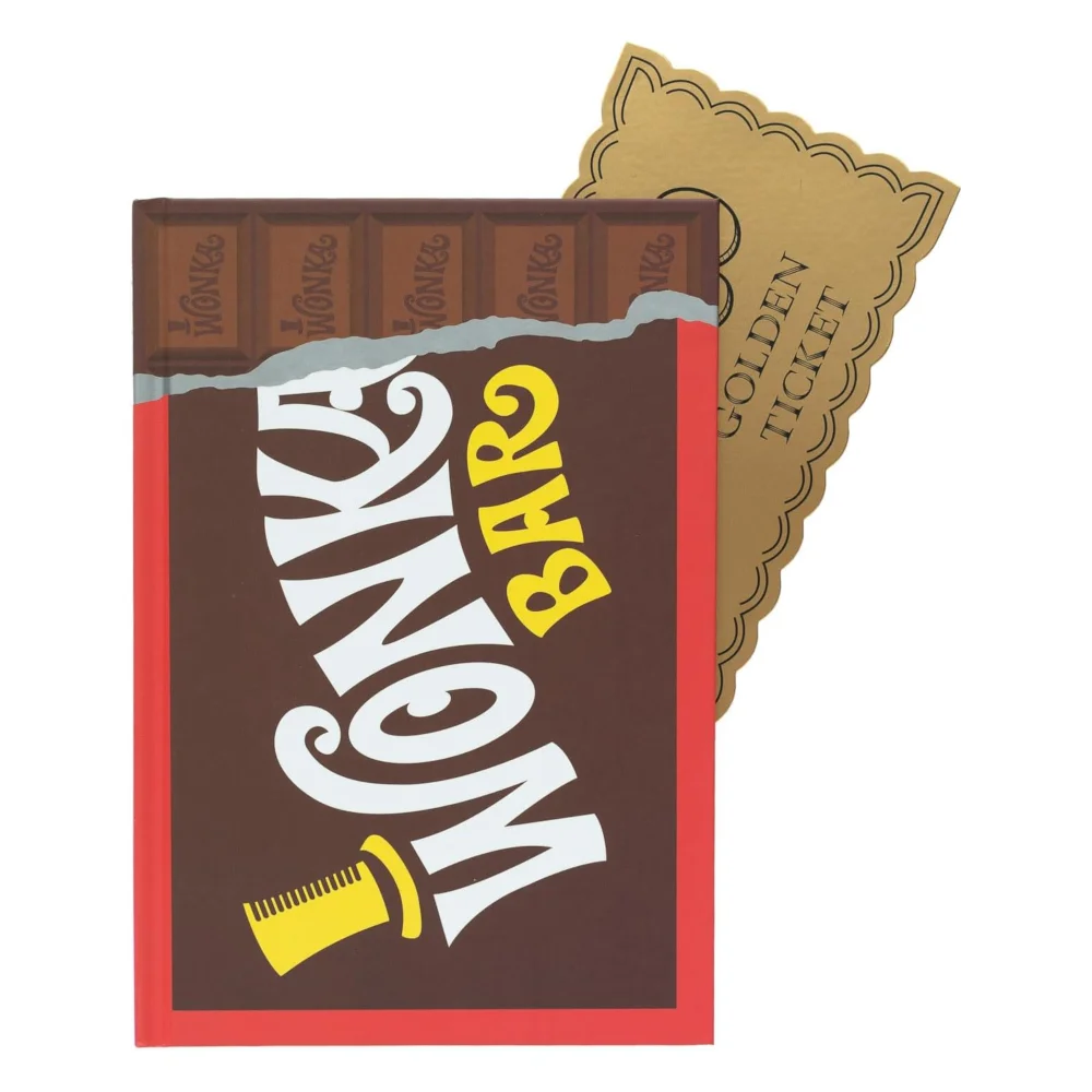 Willy Wonka Premium A5 Notebook With Wonka Bar Gift Box Image 1