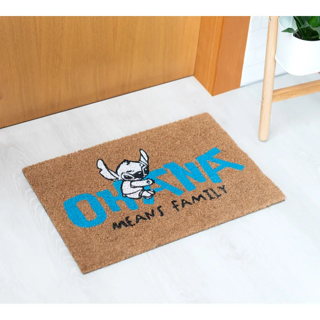 Disney Stitch Ohana Door Mat