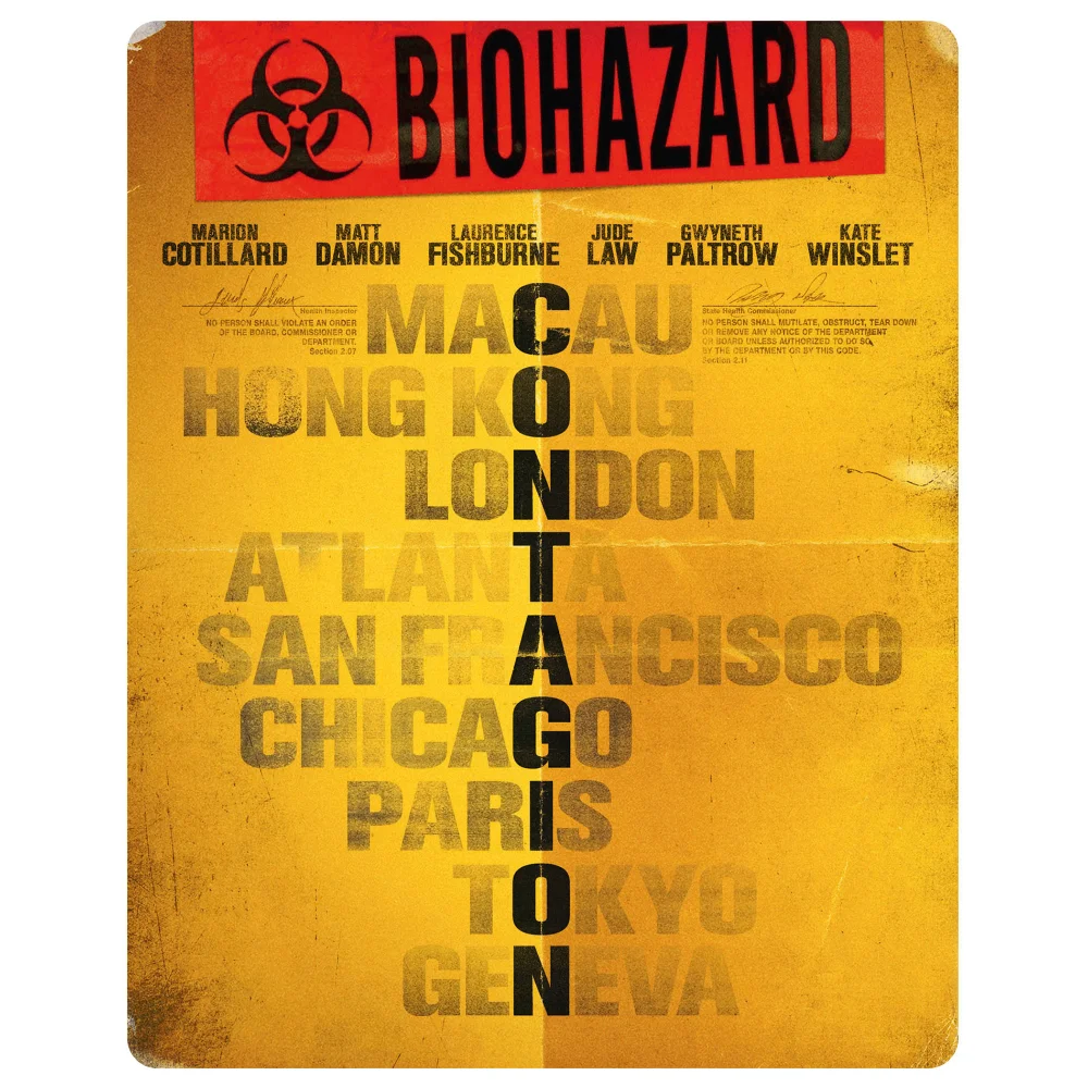 Contagion 4K Ultra HD Steelbook (includes Blu-ray) Image 1