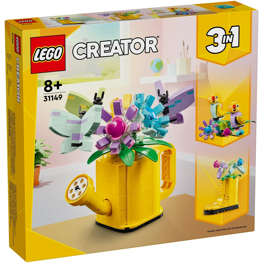 LEGO Creator 3in1 Flowers in Watering Can Nature Toys 31149 Image 1