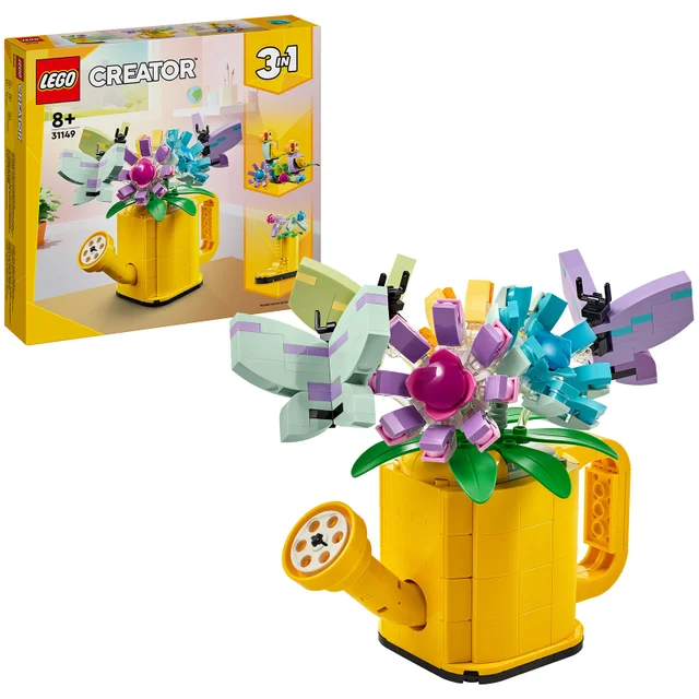 LEGO Creator 3in1 Flowers in Watering Can Nature Toys 31149