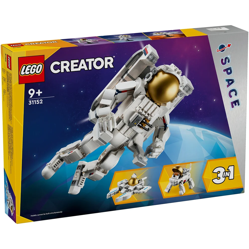 LEGO Creator 3in1 Space Astronaut Figure Toy with Dog 31152 Image 1
