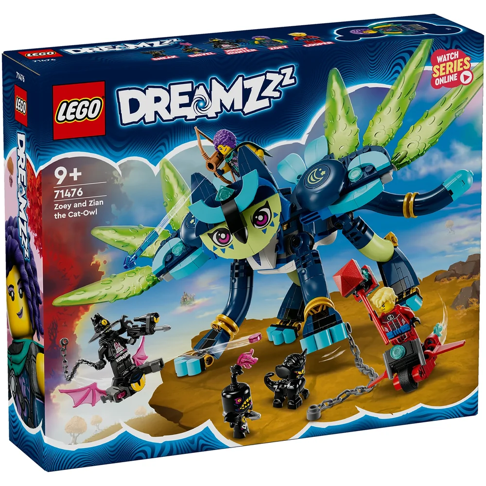 LEGO DREAMZzz Zoey and Zian the Cat-Owl Toy 71476 Image 1