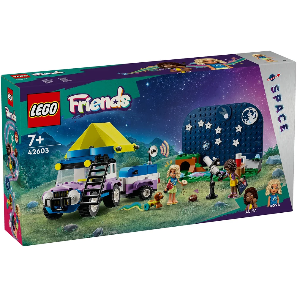 LEGO Friends Stargazing Camping Set with 4x4 Toy Car 42603 Image 1