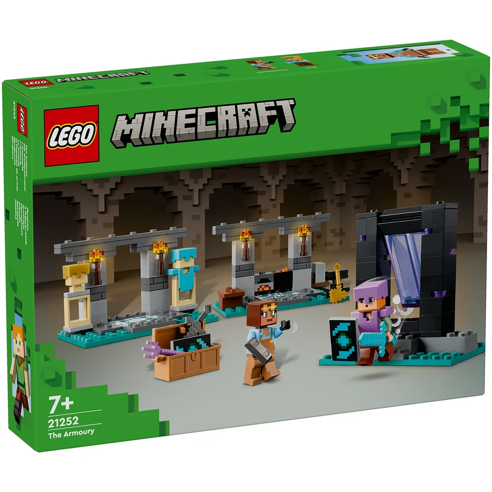 LEGO Minecraft The Armoury Toy with Character Figures 21252 Image 1