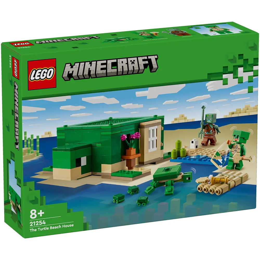 LEGO Minecraft The Turtle Beach House with Animal Toys 21254 Image 1