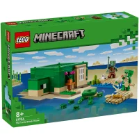 LEGO Minecraft The Turtle Beach House with Animal Toys 21254