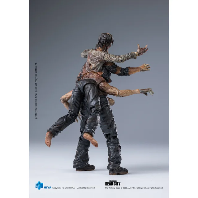 HIYA Toys Walking Dead Dead City Walker King 1:18th Scale Action Figure