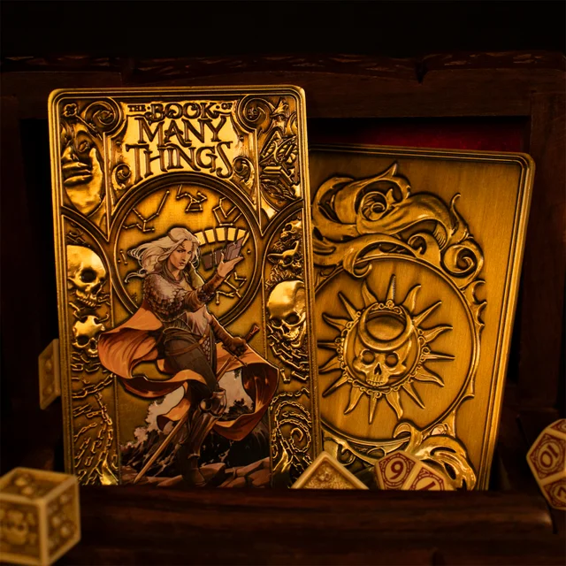 Dungeons & Dragons Book Of Many Things Xl Ingot By Fanattik