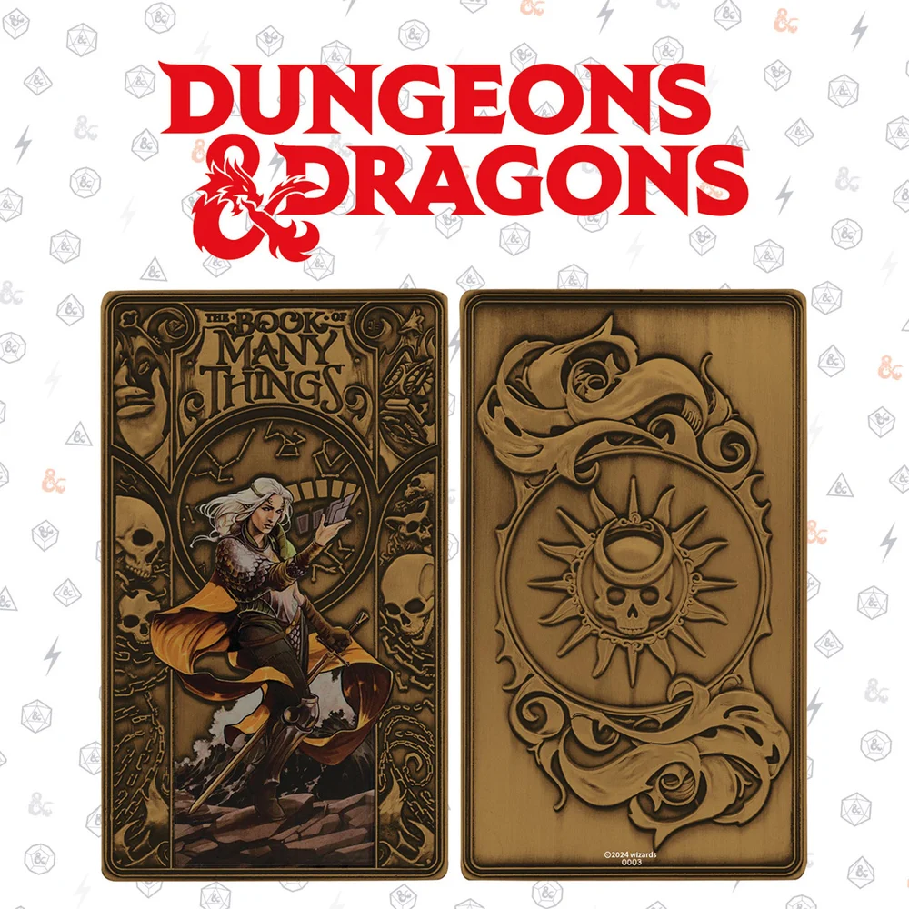 Dungeons & Dragons Book Of Many Things Xl Ingot By Fanattik Image 1