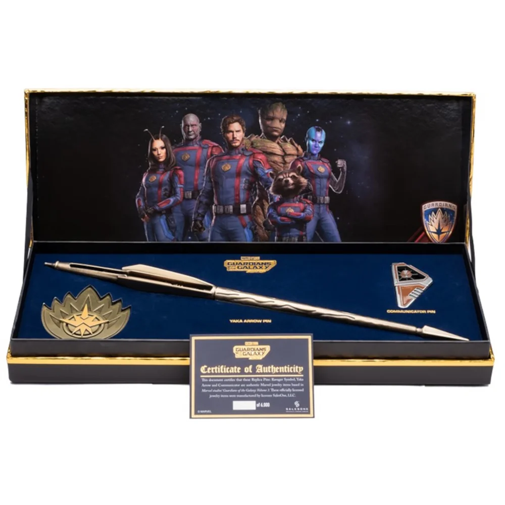 SalesOne Marvel Guardians Of The Galaxy Yaka Arrow, Ravage And Cummunicator Pins Replica Limited Edition Image 1