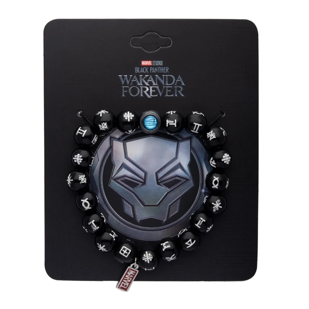 SalesOne Marvel Black Panther Wakanda Forever Kimoyo Bead Bracelet Image 1
