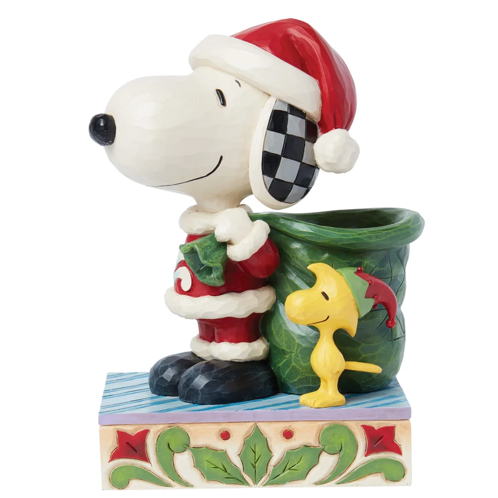 Enesco Peanuts Snoopy Santa Figurine (21.5cm) Image 1