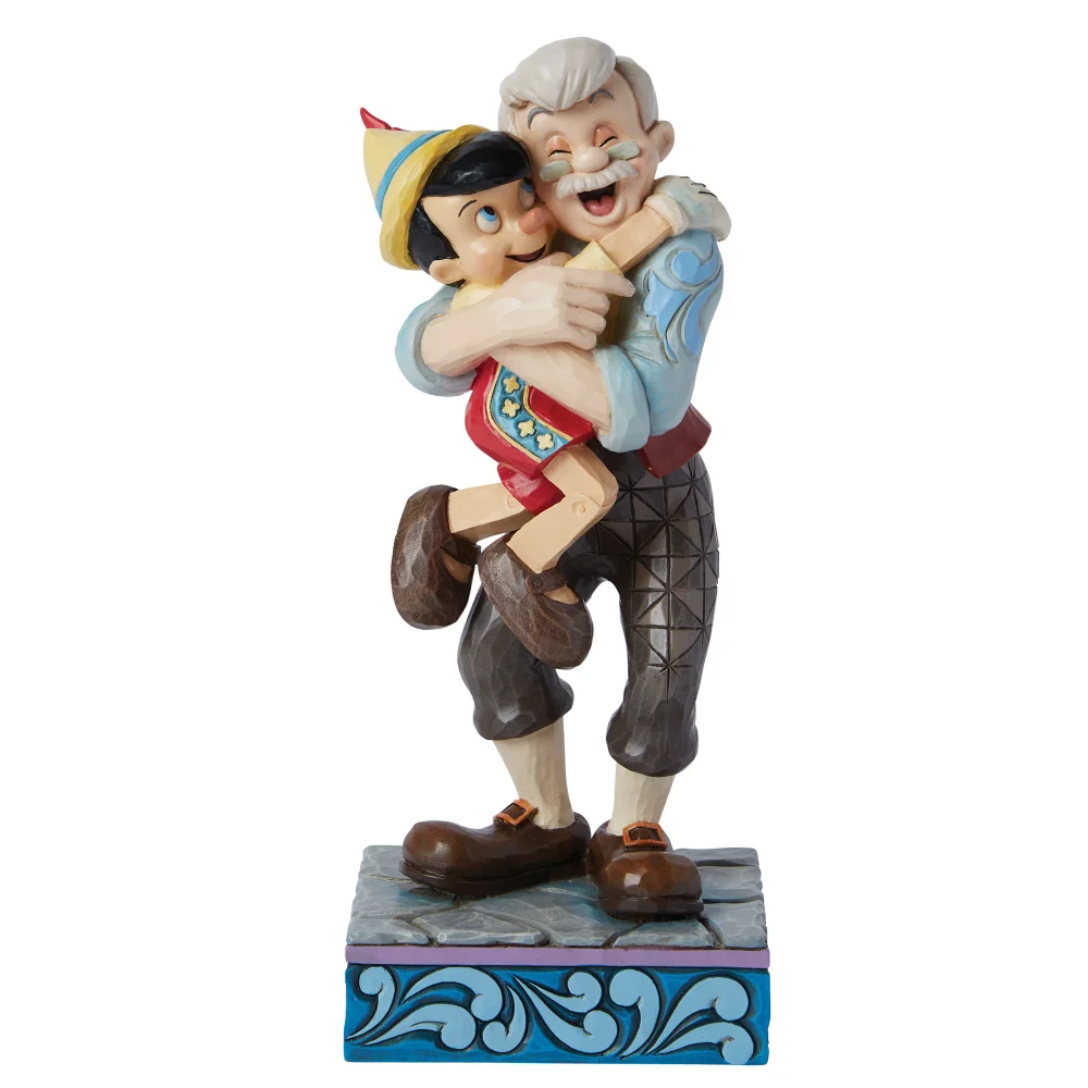 Enesco Disney Gepetto & Pinocchio Figurine (18cm) Image 1