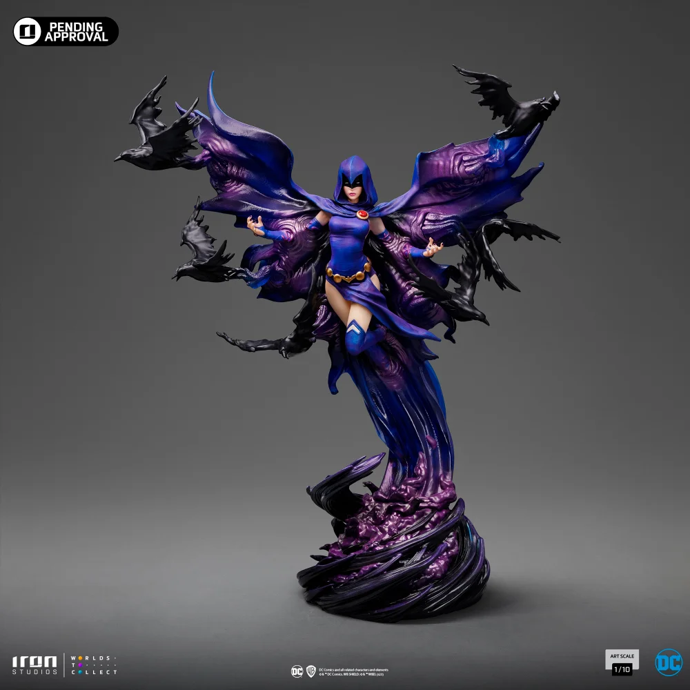 Iron Studios DC Comics Raven Art Scale 1/10 Limited Edition Statue Image 1