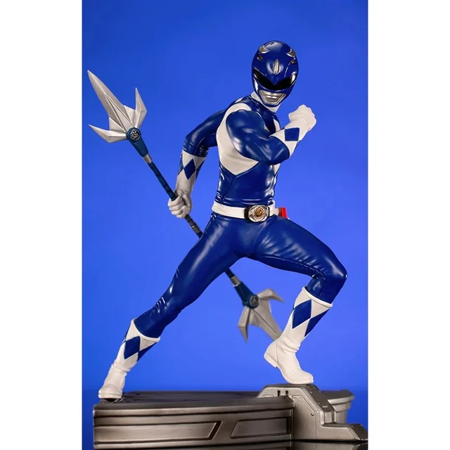 Iron Studios Blue Ranger BDS Mighty Morphin Power Rangers Art Scale 1/10 Collectible Statue (16cm)