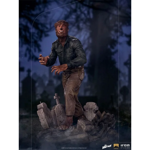 Iron Studios Wolfman Deluxe The Wolfman Art Scale 1/10 Collectible Statue (21cm)