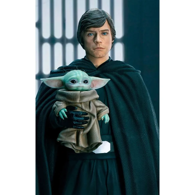 Iron Studios Luke Skywalker, R2D2 And Grogu The Mandalorian Legacy Replica 1/4 Collectible Statue (54cm)