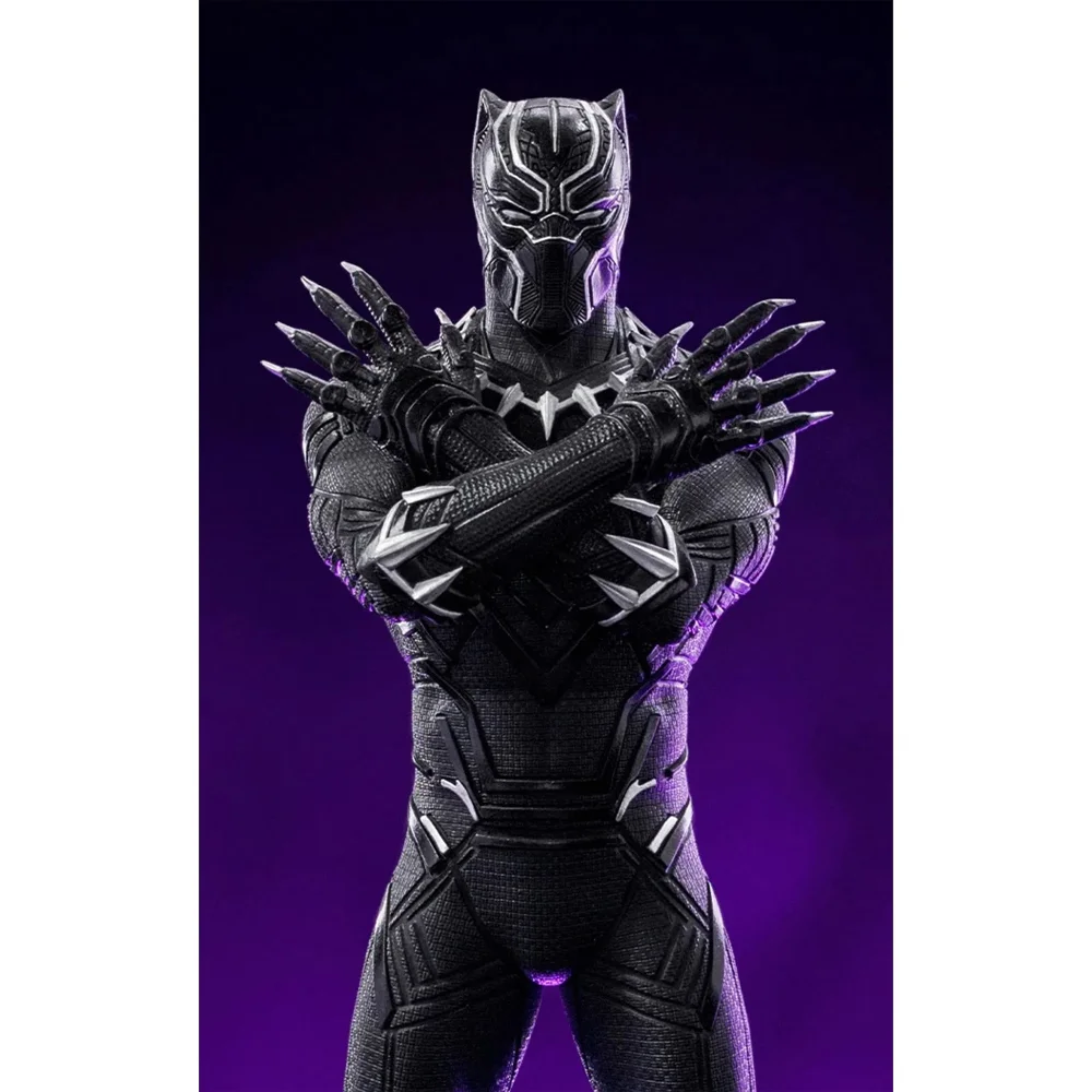 Iron Studios Black Panther Deluxe Avengers: The Infinity Saga Art Scale 1/10 Collectible Statue (25.5cm) Image 1