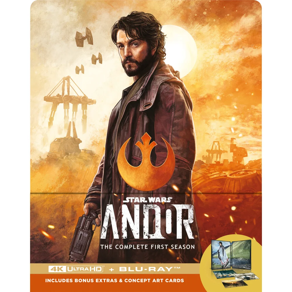 Star Wars Andor SteelBook 4K Ultra HD & Blu-ray (Disney+ Original includes ArtCards) Image 1