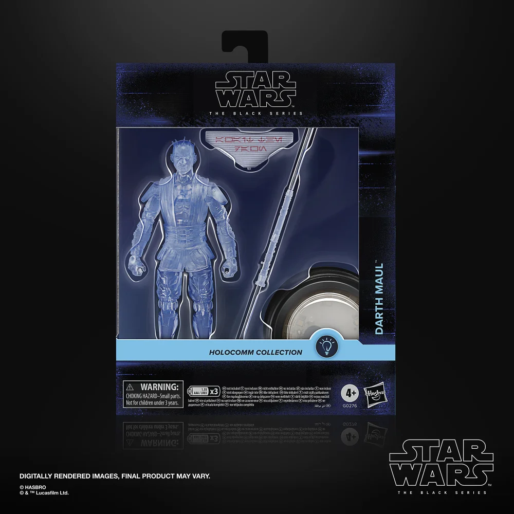 Hasbro Star Wars The Black Series Holocomm Collection Darth Maul Action Figure (6”) Image 1
