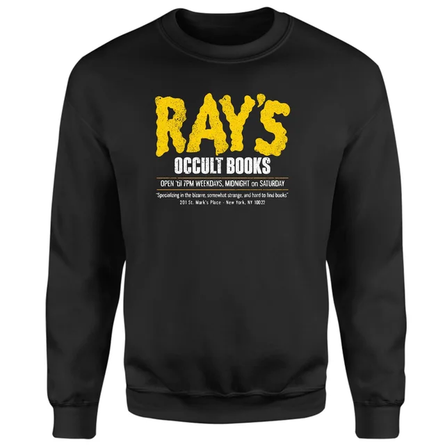 Ghostbusters Ray's Occult Books Sweatshirt - Black