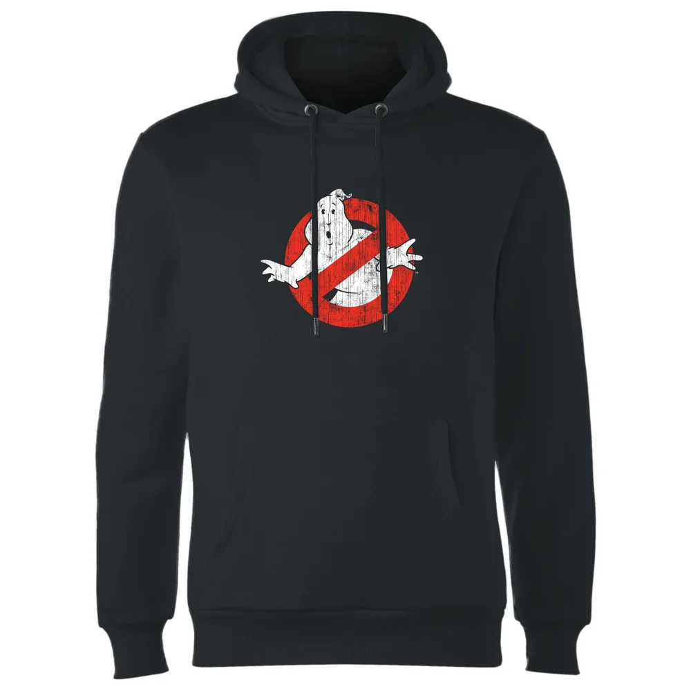Ghostbusters Vintage Classic Logo Hoodie - Black - L Image 1