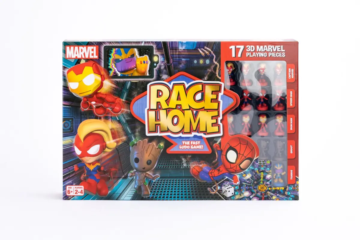Marvel Race Home Board Game Image 1