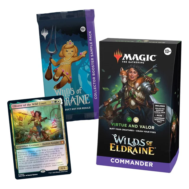 Magic: The Gathering Wilds Of Eldraine Virtue and Valor Commander Deck