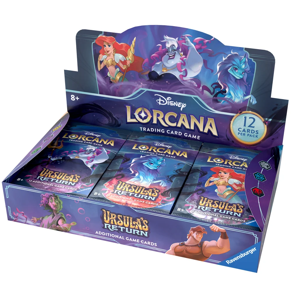 Disney Lorcana Trading Card Game Ursula's Return Booster Box (24 Packs) Image 1