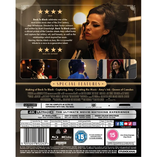Back To Black 4K Ultra HD