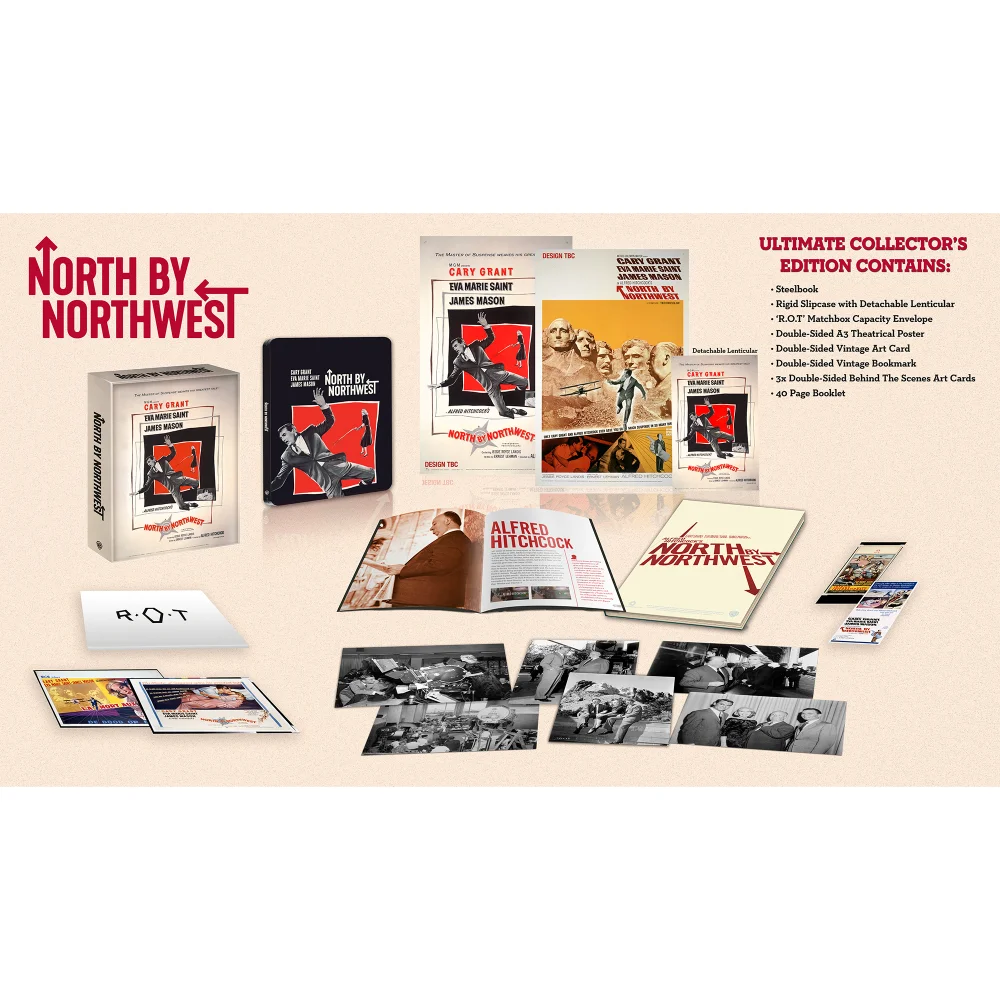 North by Northwest Ultimate Collector's Edition 4K Ultra HD Steelbook Image 1
