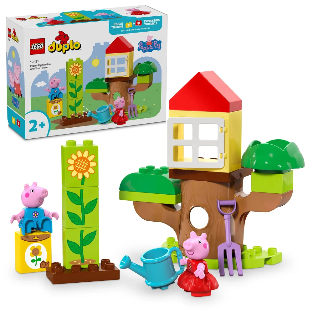LEGO DUPLO Peppa Pig Garden and Tree House Toddler Toy 10431 Image 1