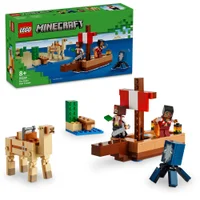 LEGO Minecraft The Pirate Ship Voyage Building Toy Set 21259
