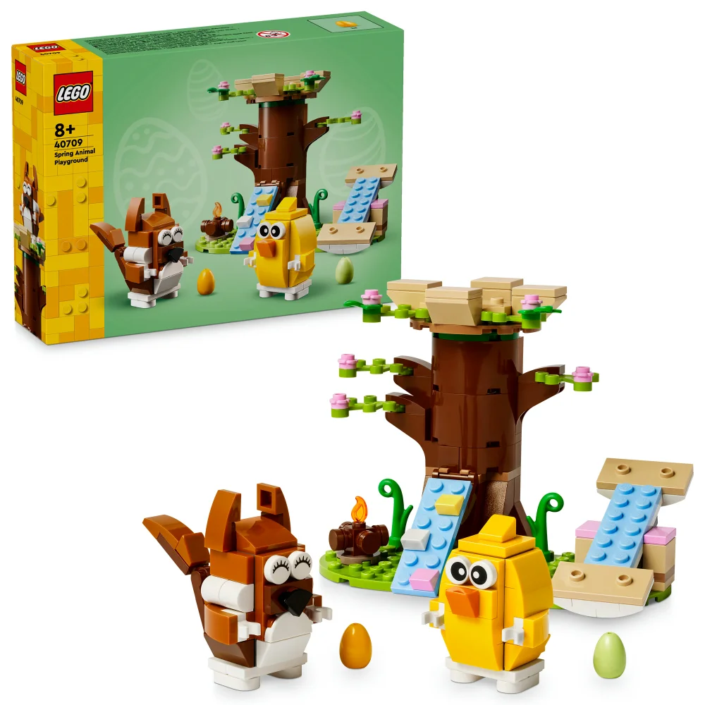 LEGO Spring Animal Playground Set with Toy Tree-House 40709 Image 1