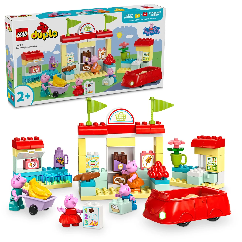 LEGO DUPLO Peppa Pig Supermarket Toy with Figures 10434 Image 1
