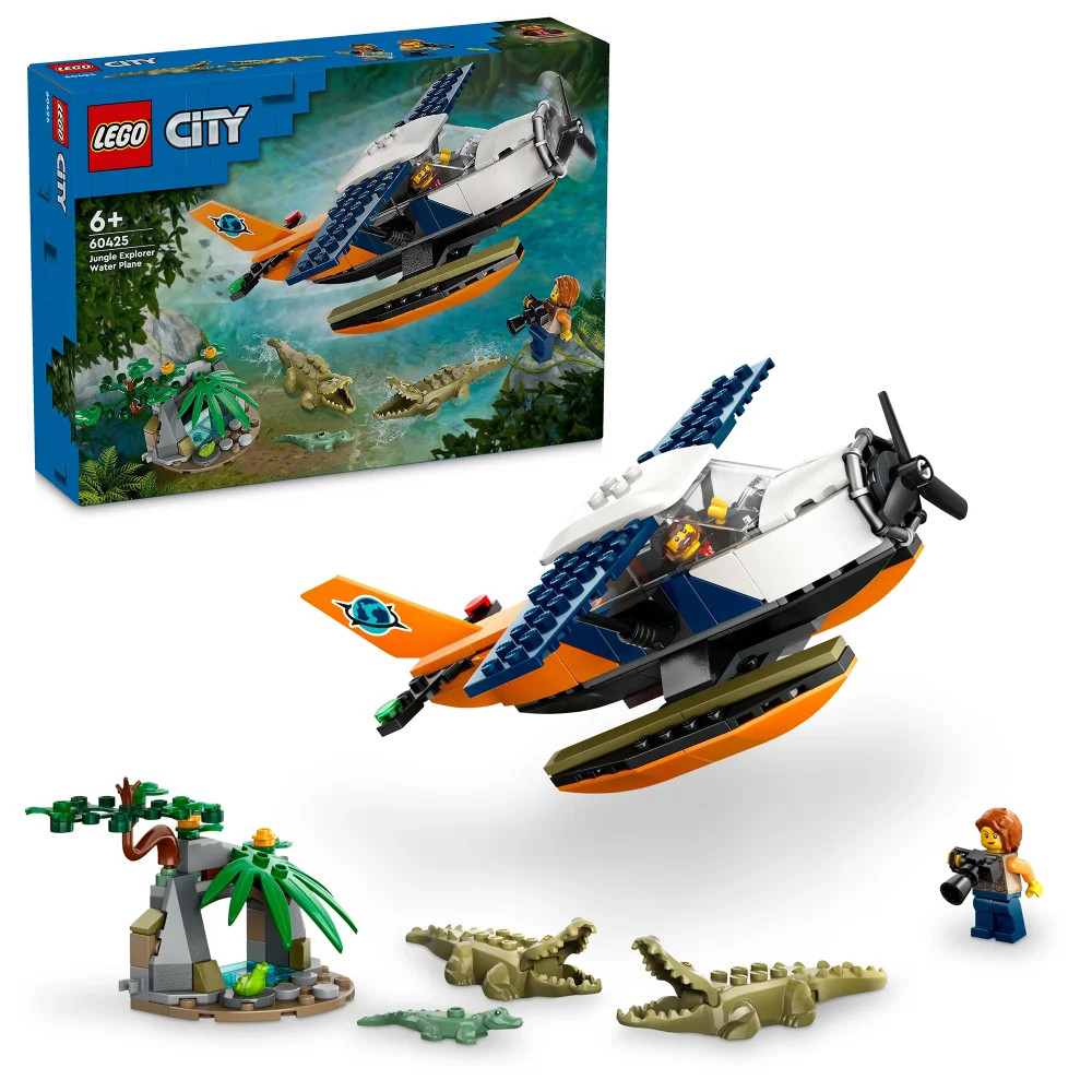 LEGO City Jungle Explorer Water Plane Toy Vehicle Set 60425 Image 1