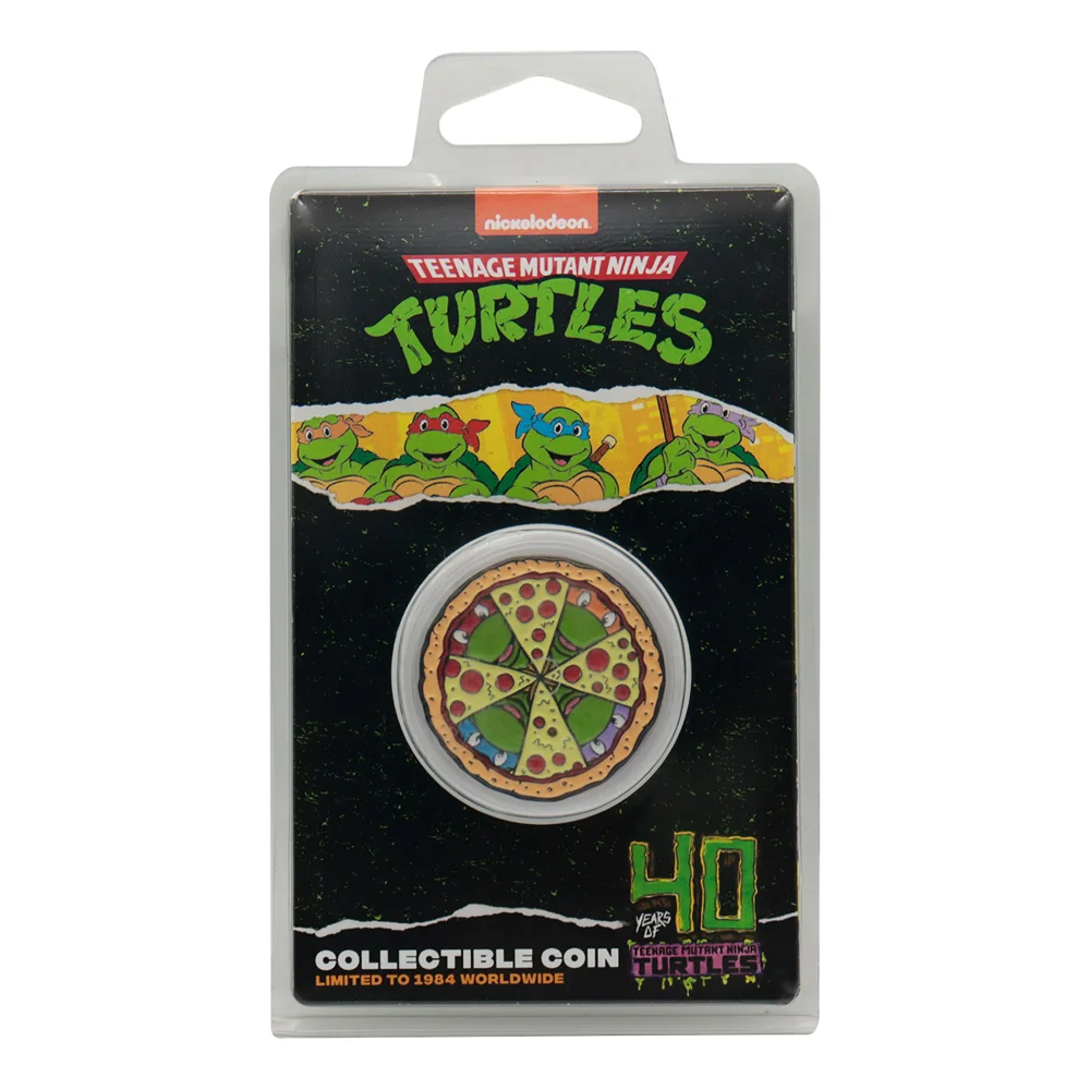 Teenage Mutant Ninja Turtles Limited Edition 40th Anniversary Collectible Coin by Fanattik Image 1