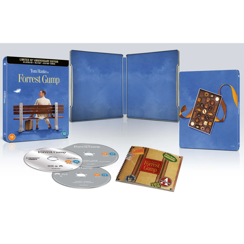 Forrest Gump 4K Ultra HD Steelbook (Also Contains Blu-ray & Booklet) Image 1