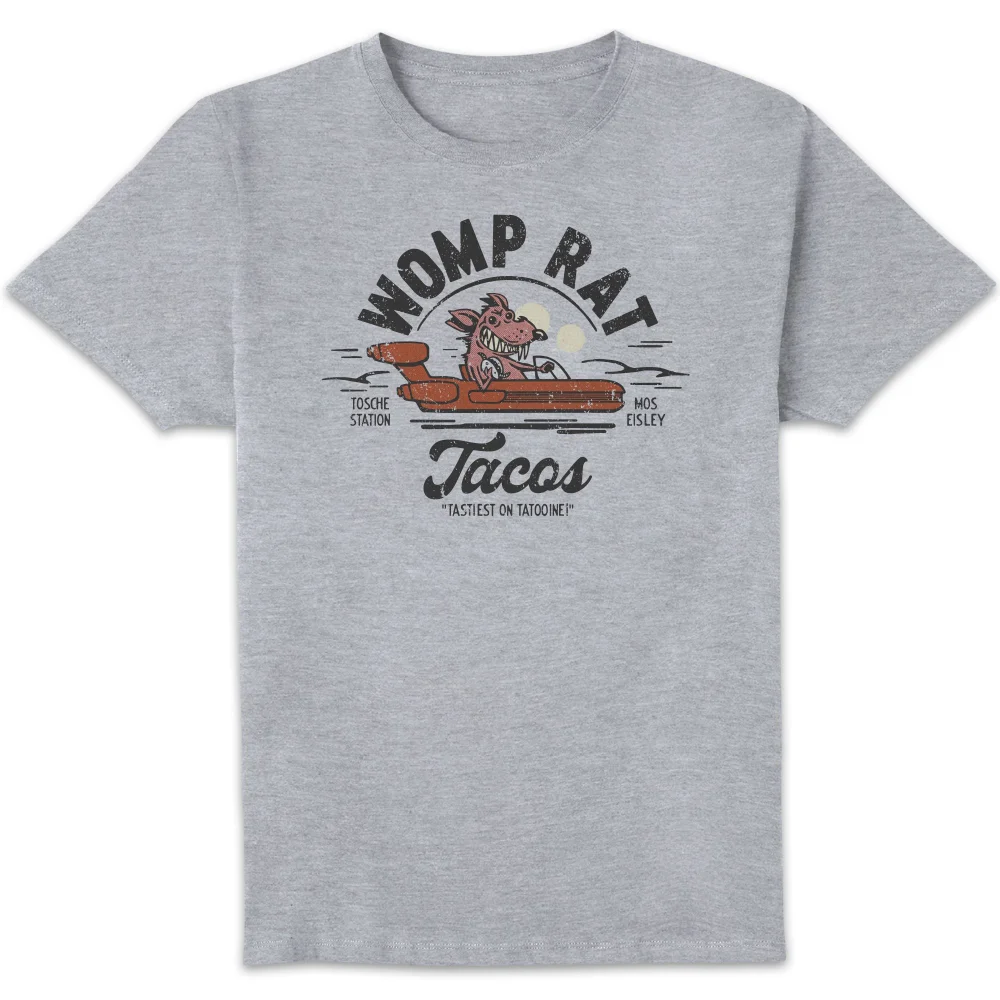 Star Wars Womp Rat Tacos Unisex T-Shirt - Grey - S Image 1