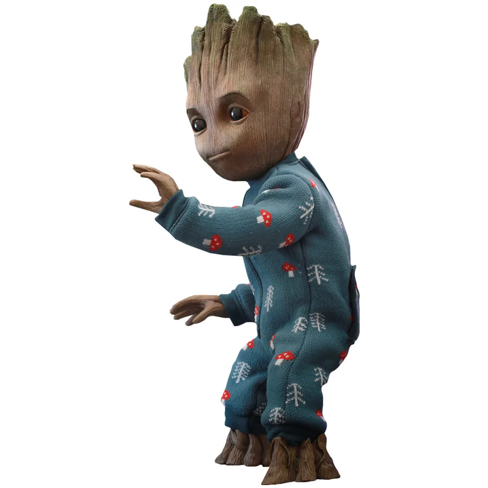 Hot Toys Marvel I Am Groot Deluxe Edition Statue Image 1