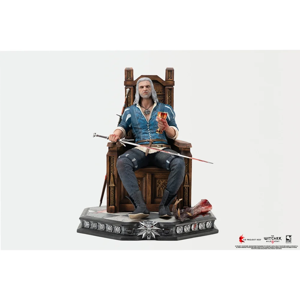 PureArts The Witcher 3 Wild Hunt Geralt 1/6 Scale Statue Image 1