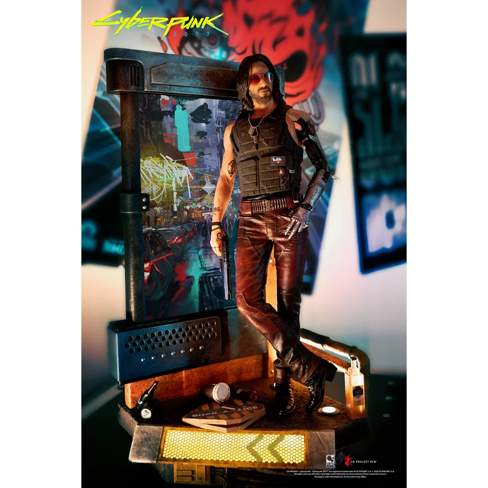 PureArts Cyberpunk 2077 Johnny Silverhand 1/4 Scale Statue Image 1