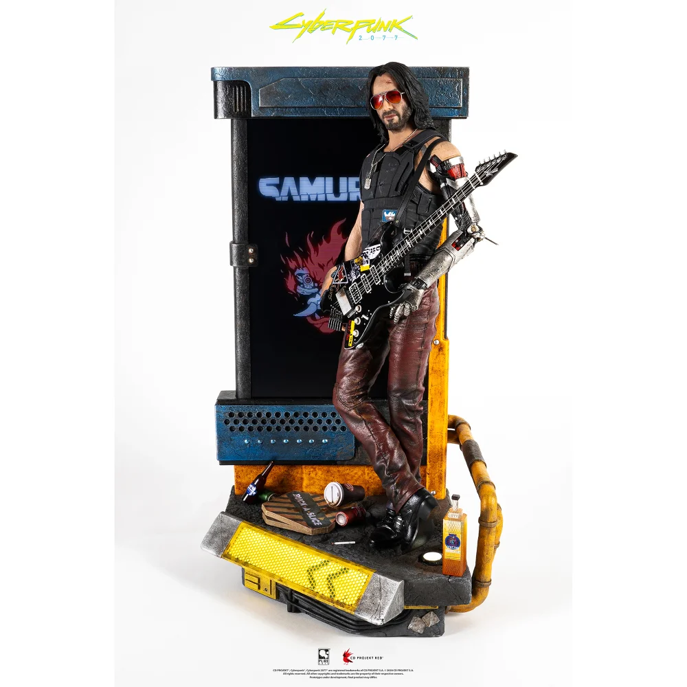 PureArts Cyberpunk 2077 Johnny Silverhand 1/4 Scale Exclusive Statue Image 1