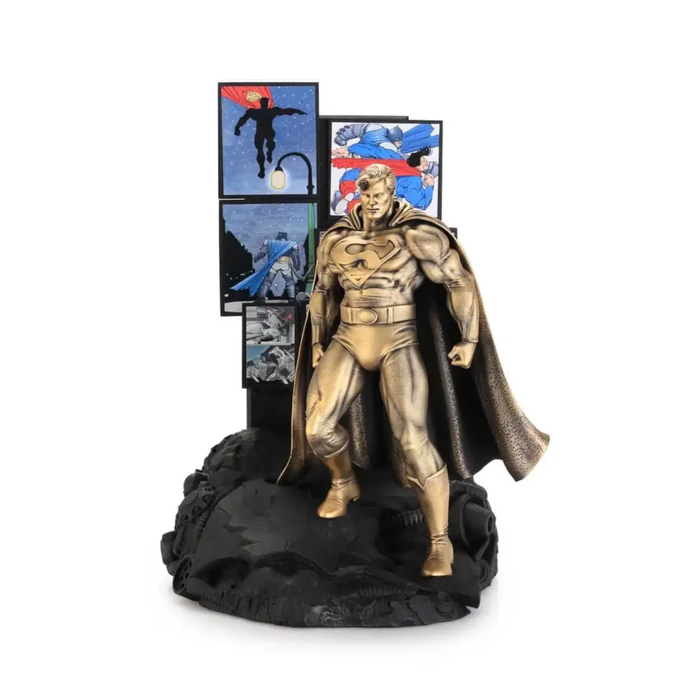 Royal Selangor DC Limited Edition Gilt The Dark Knight Returns Superman Figurine Image 1