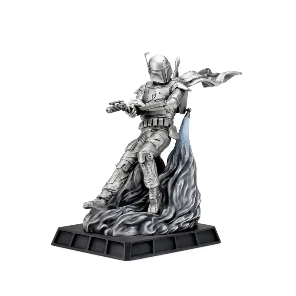 Royal Selangor Star Wars Limited Edition Boba Fett Battle Ready Figurine Image 1