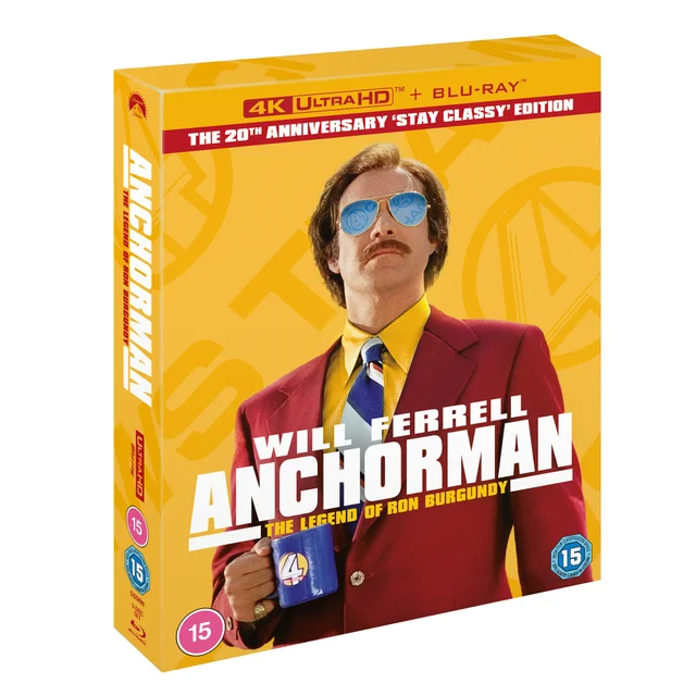 Anchorman: The Legend of Ron Burgundy 20th Anniversary 4K Ultra HD Collector Edition (Includes Blu-ray)